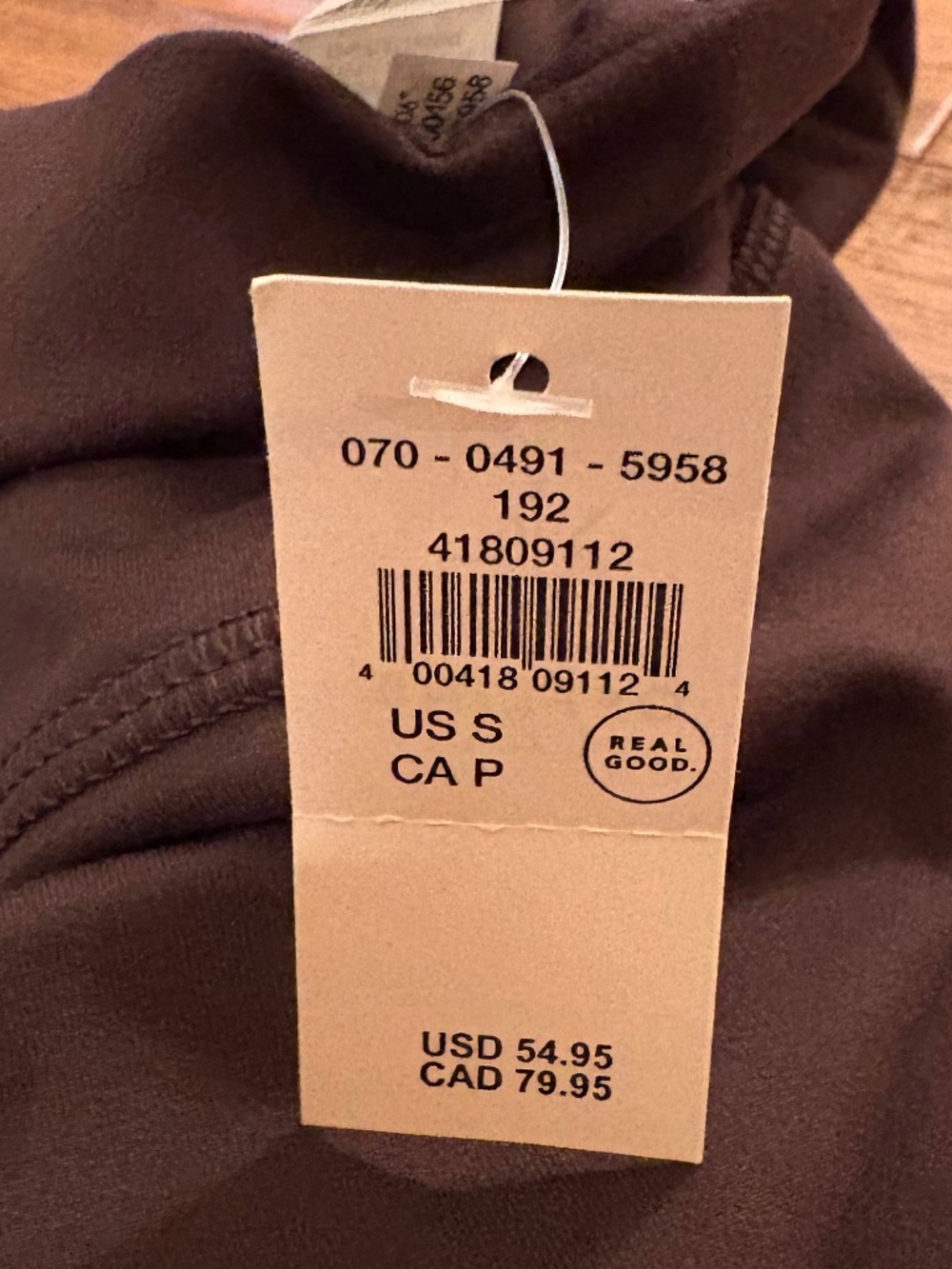 NWT Aerie Offline The Hugger Leggings Dark Brown Size S - Picture 3 of 8